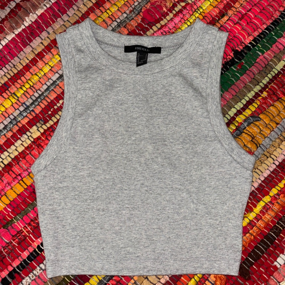 Forever 21 grey top
